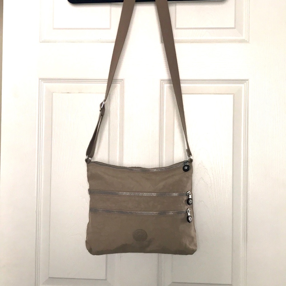 Kipling Crossbody Beige Purse - Medium Size